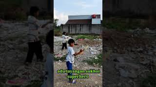 #SHORT  Layangan Animasi Superhero  Drama Bocil Adu Layangan