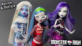 Let’s RestyleReview Monster High 2024 Booriginal Creeproduction Abbey Ghoulia and Spectra