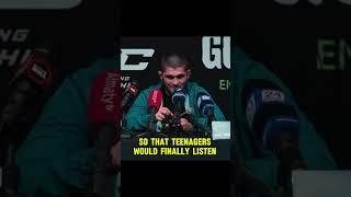 Khabib about the Government 