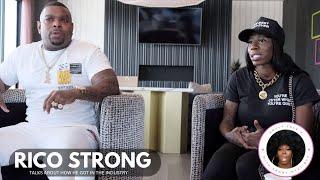 RICO STRONG TALKS ABOUT HOW HE GOT IN THE INDUSTRY PART 1 OF 3