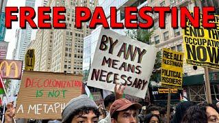 LIVE From Free Palestine Protest in New York