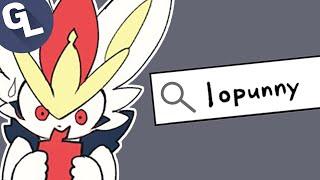 Cinderace searches for Lopunny