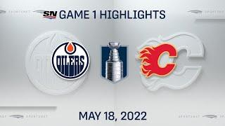 NHL Game 1 Highlights  Oilers vs. Flames - May 18 2022