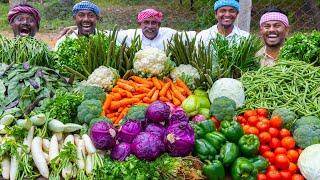 COLORFUL VEGETABLE Soup Recipe  Grand Vegetables Cutting & Cooking  Healthy Soup Recipe