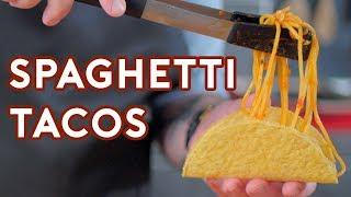 Binging with Babish Spaghetti Tacos from iCarly