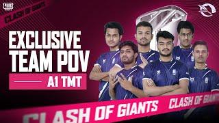 PUBG MOBILE CLASH OF GIANTS S4- TEAM EXCLUSIVE POV-A1 TMT ESPORTS #A1