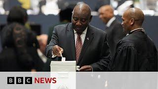 South Africa set to re-elect Cyril Ramaphosa after opposition parties agree unity deal  BBC News