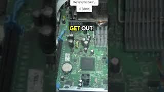 Dell Optiplex 745 -  Changing the Battery  A Tutorial  #shortsfeed #shorts