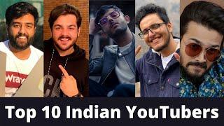 Top 10 Indian Youtubers 2021  Most Subscribed Channels On Youtube  Carryminati  Hadd BC