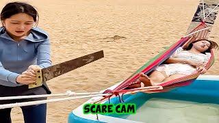 BEST SCARE CAM Priceless Reactions 2024#59  Funny Videos TikTok  CoCo Scare Cam 