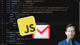 NodeJS email guide - send emails with Nodemailer and SMTP Javascript tutorial