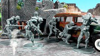 Army Men World War 2 Americans  3D Printed @ToySoldierCentral #armymen