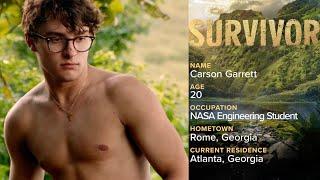 Carson Garrett CBS Survivor 44 Cast Bio Intro