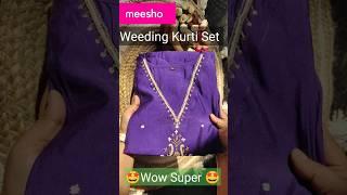 Meesho Party wear kurti set@meesho #meesho #unboxing #viealshort #meeshohaul #meeshokurtihaul