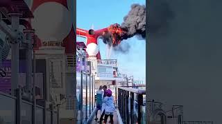 Cruise Ship Captured on Fire