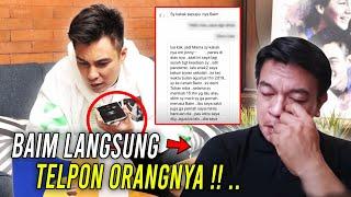 BAIM LANGSUNG TELP ORANGNYA .. GA DIRENCANAIN  LIAT TELPNYA DI DM INSTAGRAM 