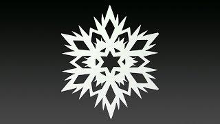 Paper Snowflake Tutorial - How To Make A Snowflake In 5 Minutes