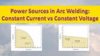 Constant current vs Constant voltage l Power Sources in Arc Welding l Welding and Related Processes