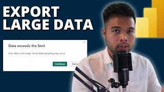 3 EASY WAYS TO EXPORT 1 MILLION ROWS from Power BI into Excel  Beginners Guide to Power BI
