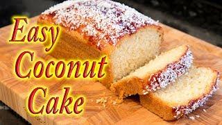 Coconut cake simple easy and quick to make.