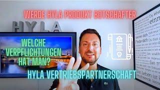 Was muss man tun um HYLA Vertriebspartner zu werden? Welche Verpflichtungen hat man?