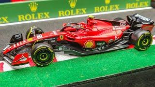 BBURAGO F1 143 Scale 2023 Ferrari SF 23 Formula One Carlos Sainz Diecast Model Review