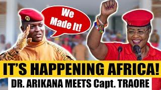 EMANCIPATION OF AFRICA Shockwaves Felt as Dr. Arikana Chihombori Quao Meets Captain Traore .