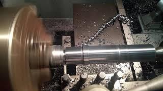 Oś  Wentylatora   Obróbka Skrawaniem   Tokarka 410x1000  Machining