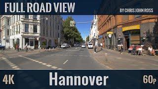 Hannover - Langenhagen Germany Stadtfahrt Mitte-Nord City Tour Center-North - 4K 2160p60p