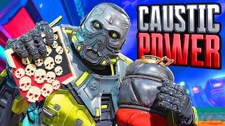 PURE Caustic POWER 26 KILLS and 5900 Damage Apex Legends