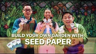 Build Your Own Garden With Seed Paper  Errols Garden