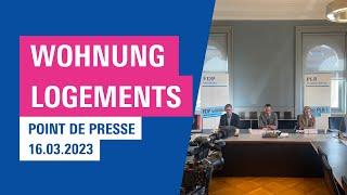 Point de presse zur Wohnungsknappheit