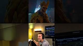 Guardians of the Galaxy 2014 #bradleycooper #behindthescenes #actor #voiceacting #fyp