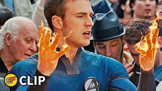 Johnny & Sue Storm - Power Switch Scene  Fantastic Four Rise of the Silver Surfer 2007 Movie Clip