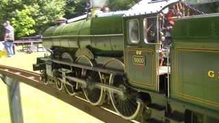 Driving the 5 GWR King George V Locomotive.