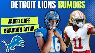 Detroit Lions Rumors Trade For Brandon Aiyuk? Jared Goff BASHED By ESPN + Jameson Williams Trade