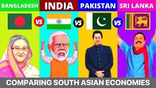 India vs Pakistan vs Bangladesh vs Sri Lanka - Country Comparison 2022