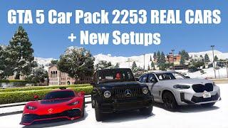 GTA 5 Car Pack 2253 REAL CARS + Новые Настройки
