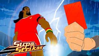 Crazy Rasta SAVES The Game?  Supa Strikas   Action Cartoons For Kids