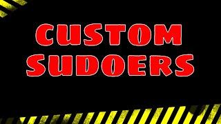 Learn to Create your own custom sudoers Entries in Linux