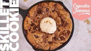 Warm Gooey Skillet Cookie Recipe - the Best Way to eat Cookie  Cupcake Jemma