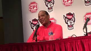 NC State coach Kevin Keatts after Syracuse loss