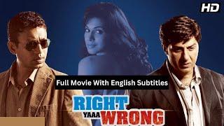 RIGHT YAAA WRONG Full Movie With Subtitles  Hindi Crime Thriller  Sunny Deol Irrfan Khan