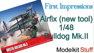 First impressions Aitfix 2024 new tool 148 Bristol Bulldog Mk.II
