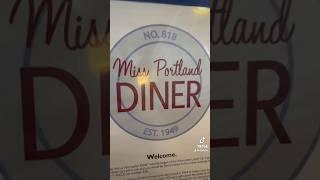 Take a look at this landmark restaurant in Portland ME  #reels #food #maine #diner #fyp