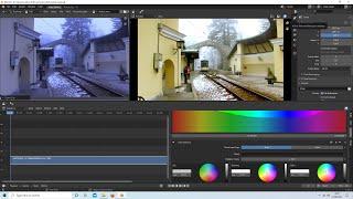 Blender 2.92 Tutorial Basic Video Color Grading. Color Correction.