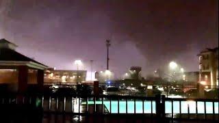 Power Flashes and EF-3 Tornado Bowling Green KY. December 11 2021.