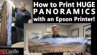 How to Print HUGE PANORAMICS with an Epson Printer