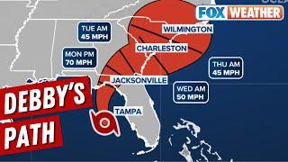 Tropical Storm Debby Approaches Florida Bringing Tornado Threat