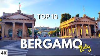 10 BEST THINGS TO DO in Bergamo Italy in 2024 4k 